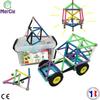Blocs Construction Magnétiques | 156 Pcs: Bâtons XXL Avec Aimants Puissants, Billes Acier, Roues Voiture + Boite De Rangement Solide
