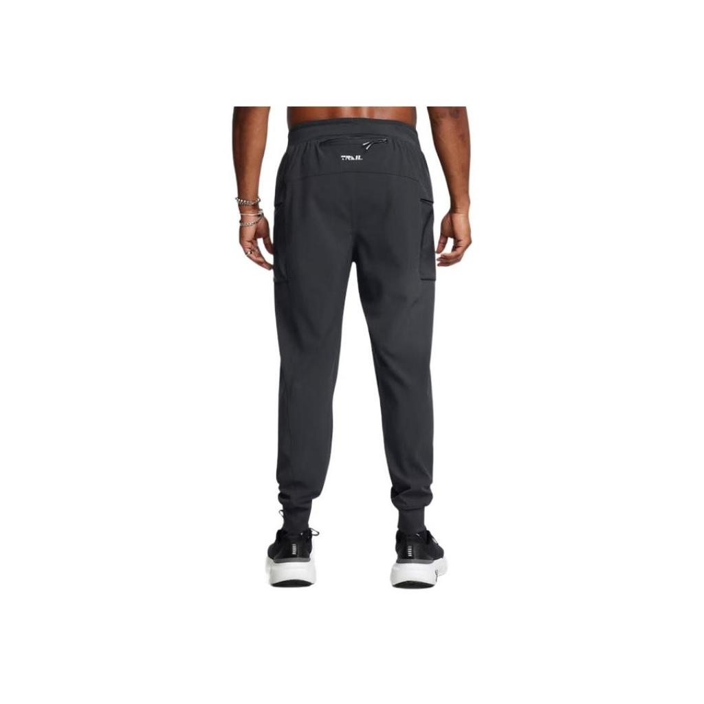 Under Armour Spodnie męskie Launch Trail Miękkie Wygodne Stylowe Jednokolorowe Wszechstronne Casualowe Szare 1383245-016