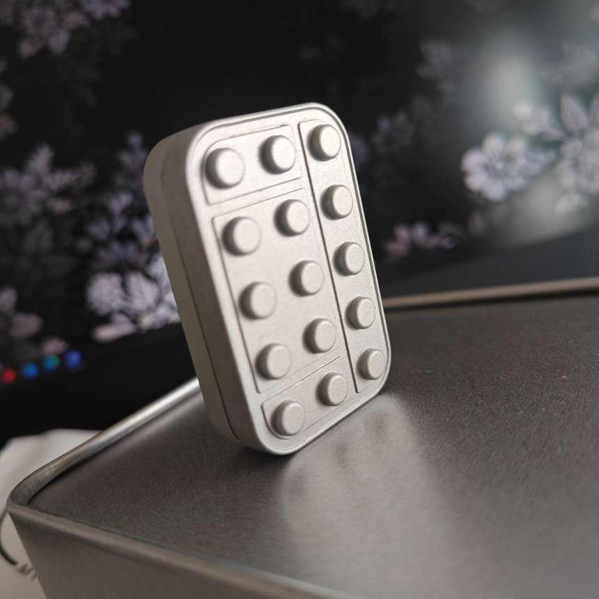 

Fidget Mechanical Slider Edc Magnetic Push Card Fingertip Pushing Plate Haptic Coin Metal Sensory Stress Reducing Toys Men S