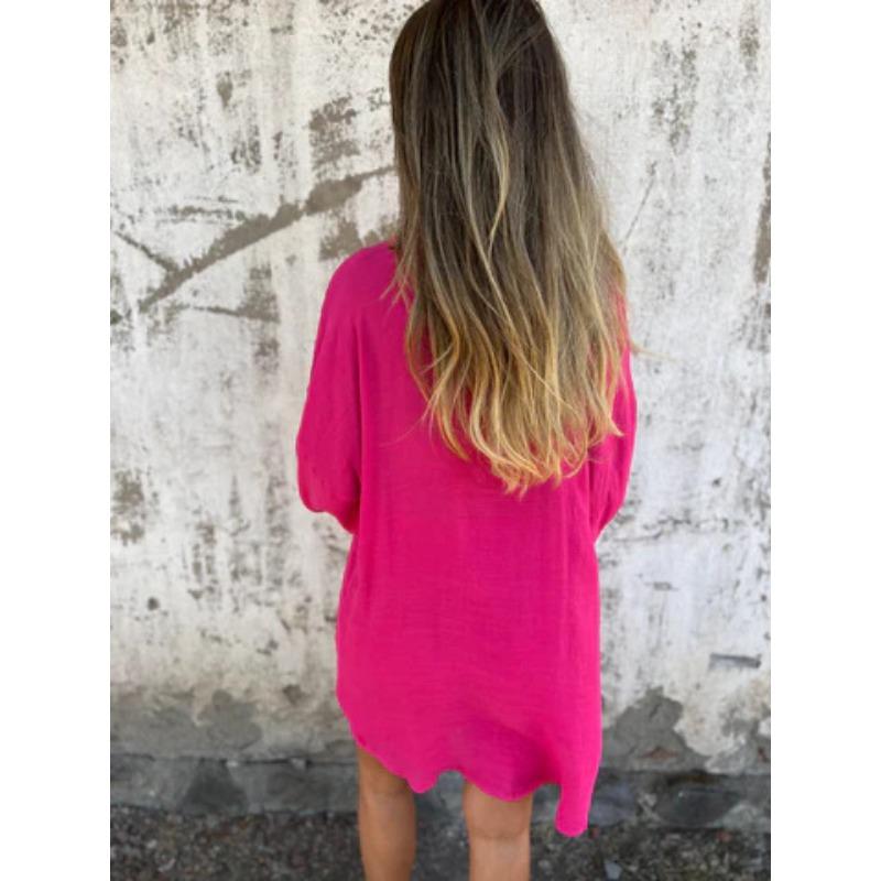 Women's Linen Button Down Shirt & Shorts Set 2 Piece Casual Summer Loungewear Outfit