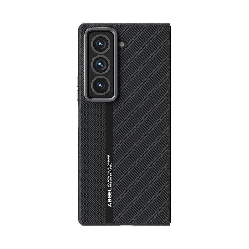 For Samsung Galaxy Z Fold SE Case Luxury PU carbon fiber MagSafe Magnetic Protect Back Cover Case For Samsung Galaxy Z Fold 6 5