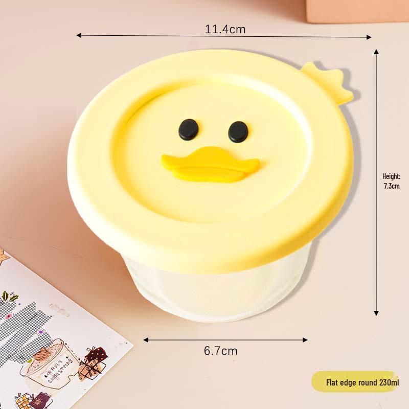 In-Stock Infant Food Bowl Set: 3-Piece High Borosilicate Glass Microwave-Safe Steamed Egg Custard and Fresh-Keeping Bowls
