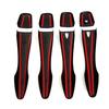 ABS Carbon Fiber Side Smart Door Handle Covers Trim For 2013-2018 Nissan Altima