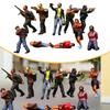 5x 1/64 People Figures Layout Micro Landscape Trains Architectural Figurines