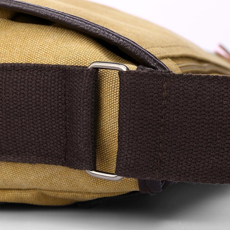 Geantă Messenger Nouă pentru Bărbați Capacitate Mare Retro Pânză Ciclism pe Distanțe Scurte Navetă Portabilă Geantă de Umăr