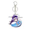 Hot Anime Game  Kamisato Ayaka Arlecchino Navia Anime Cartoon Cute Acrylic Model Double-sided Printing Keychain Keyring Pendant