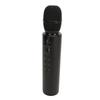 Wireless Capacitor Microphone Dual Speaker Karaoke Portable Microphone Home Bluetooth Singing Microphone Black