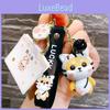 Adorable Cartoon Shiba Inu Keychain Resin Cute Trendy Dog Bag Accessory For Couples