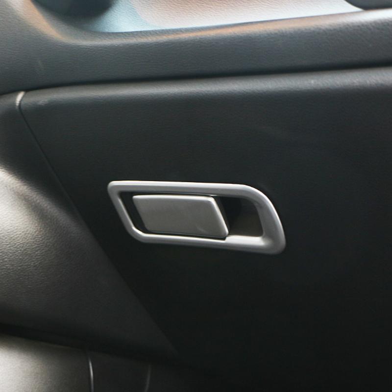 2Pcs/Set Car Copilot Glove Box Door Bowl Handle Cover Trim  for Jeep Renegade 2014 -  Compass 2016- LHD