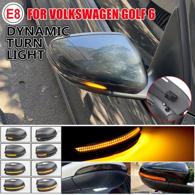 2 stücke Für Volkswagen VW Golf 6 MK6 GTI R32 08-14 2 Stücke Auto Dynamische LED Blinker Licht rückspiegel Blinker Anzeige