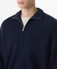 Musinsa Standard Cotton High-Neck Zip-Up [Navy]