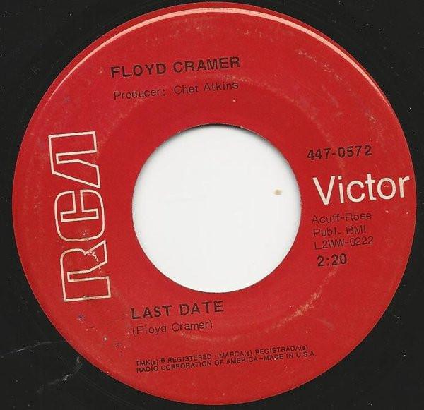 7inch Record FLOYD CRAMER - Last Date / San Antonio Rose 4470572 RCA Victor US Rock Used
