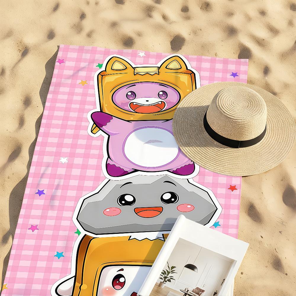 Cartoon L-Lankyboxes-S Towel Quick Drying Beach Towels Are Suitable For Swimming Pools Camping Yoga And The Gym