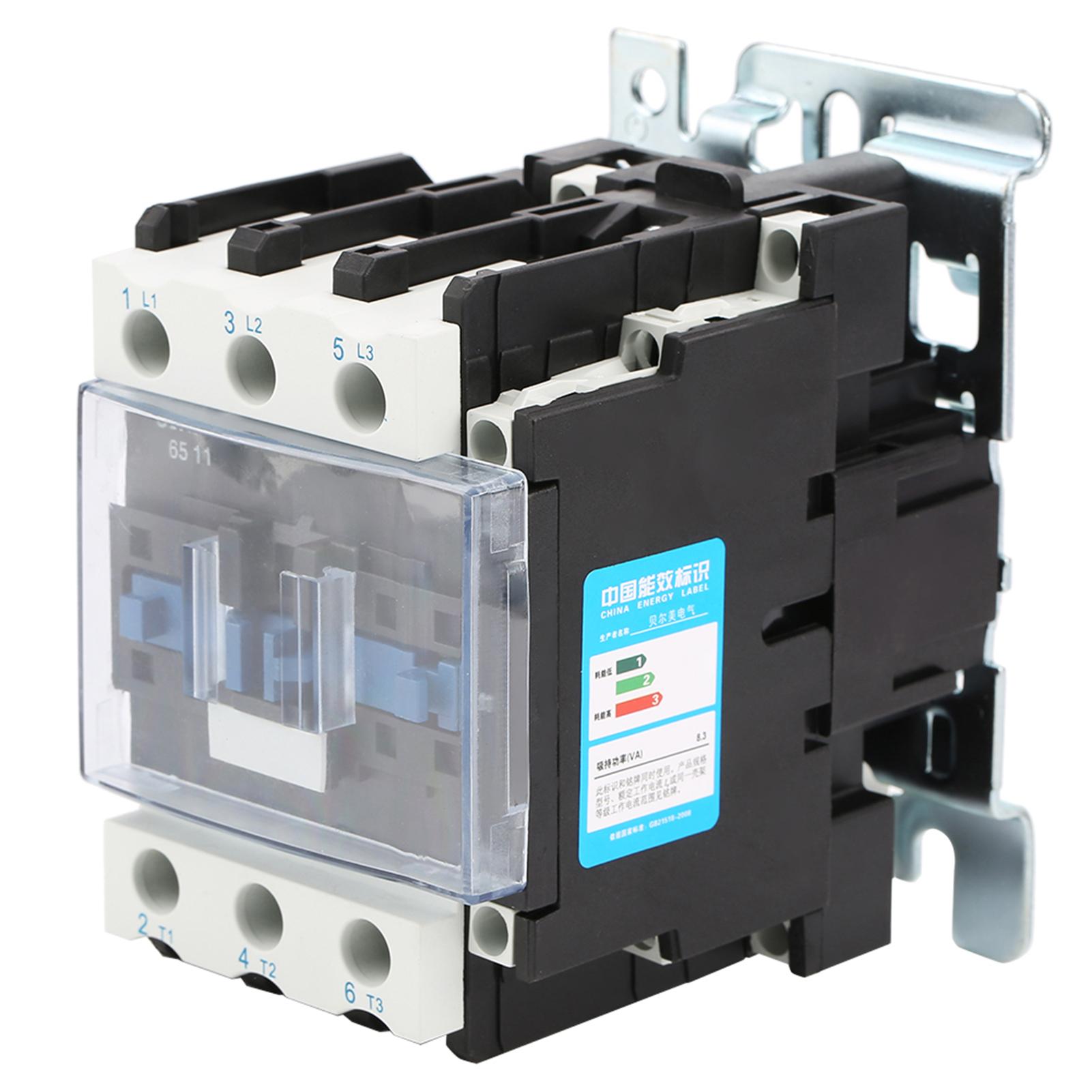 

CJX2‑6511 High Sensitivity Industrial Electric AC Contactor 220V 65A