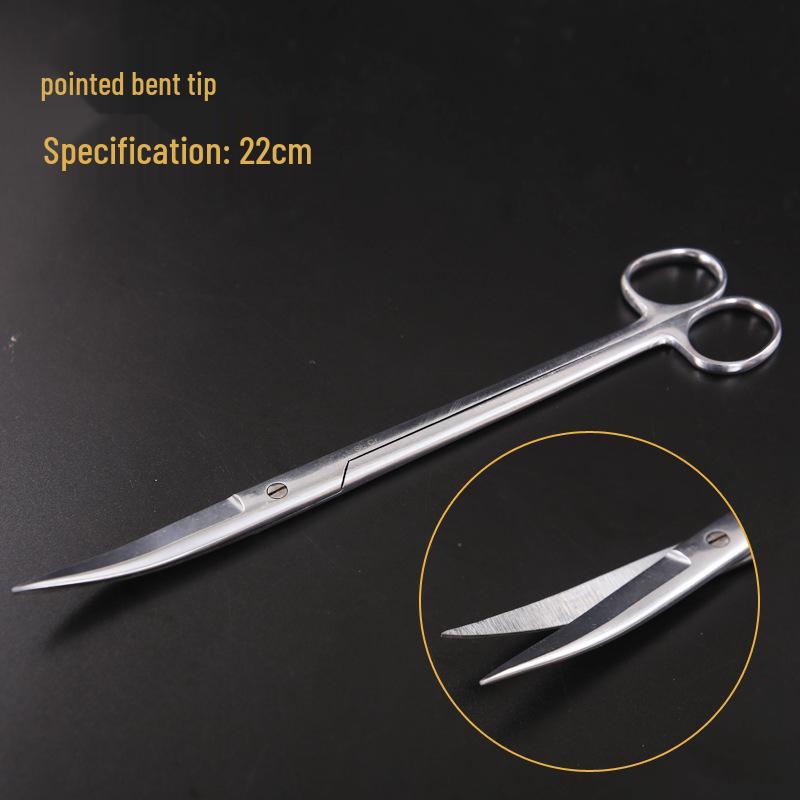 Stainless Steel Surgical & Teaching Dissection Scissors - Straight/Round Cutting & Gauze Scissors