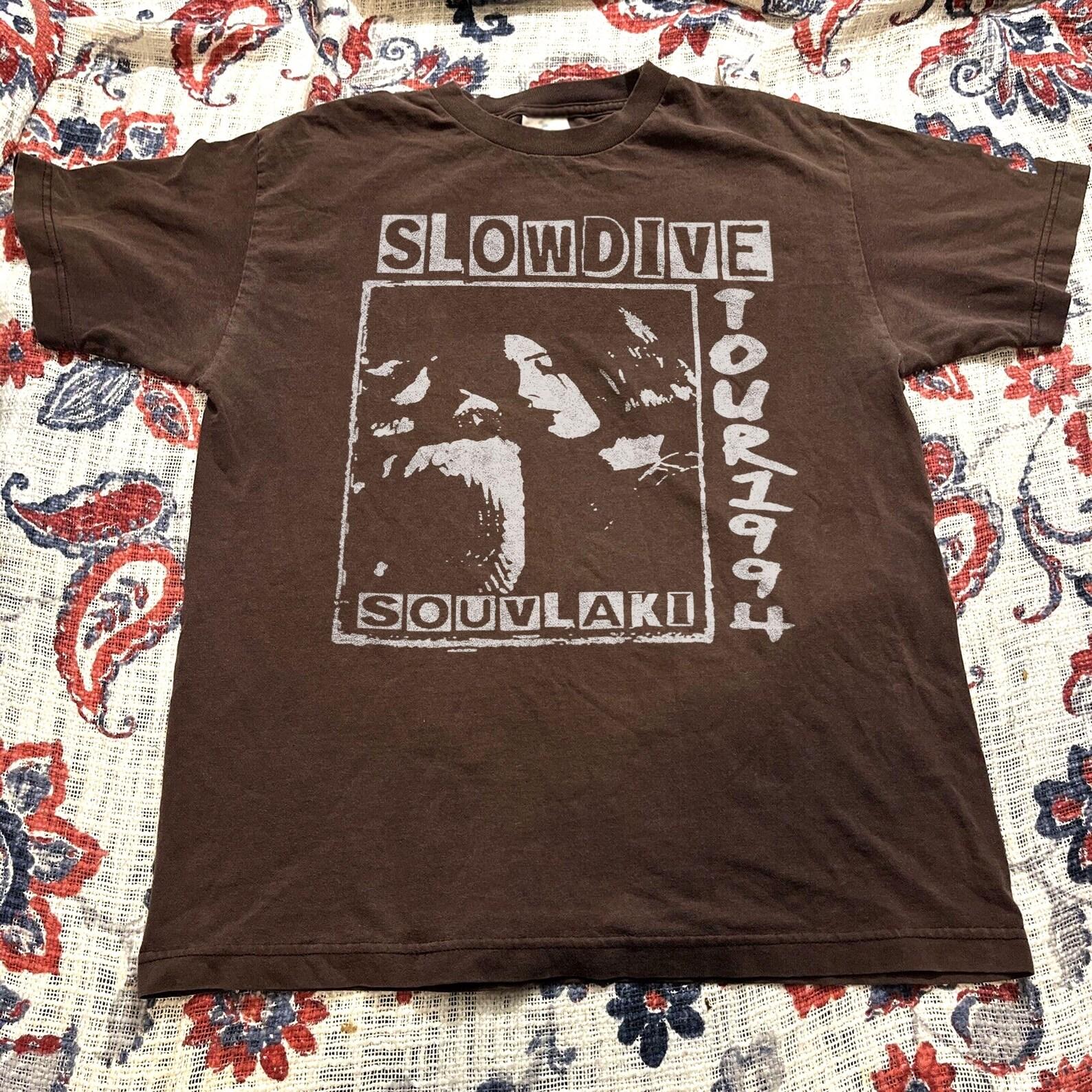 Slowdive Souvlaki Brown Tee,unisex,graphic tee 3XL