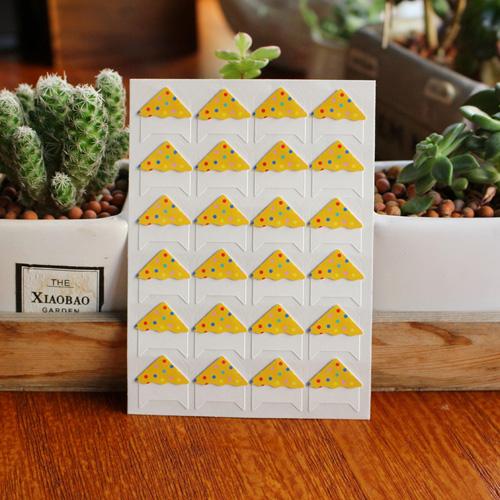 

96 шт./лот 4 листа DIY милые цветные точки уголки бумажные наклейки для фотоальбома скрапбукинга ручной работы рамка альбомы украшение