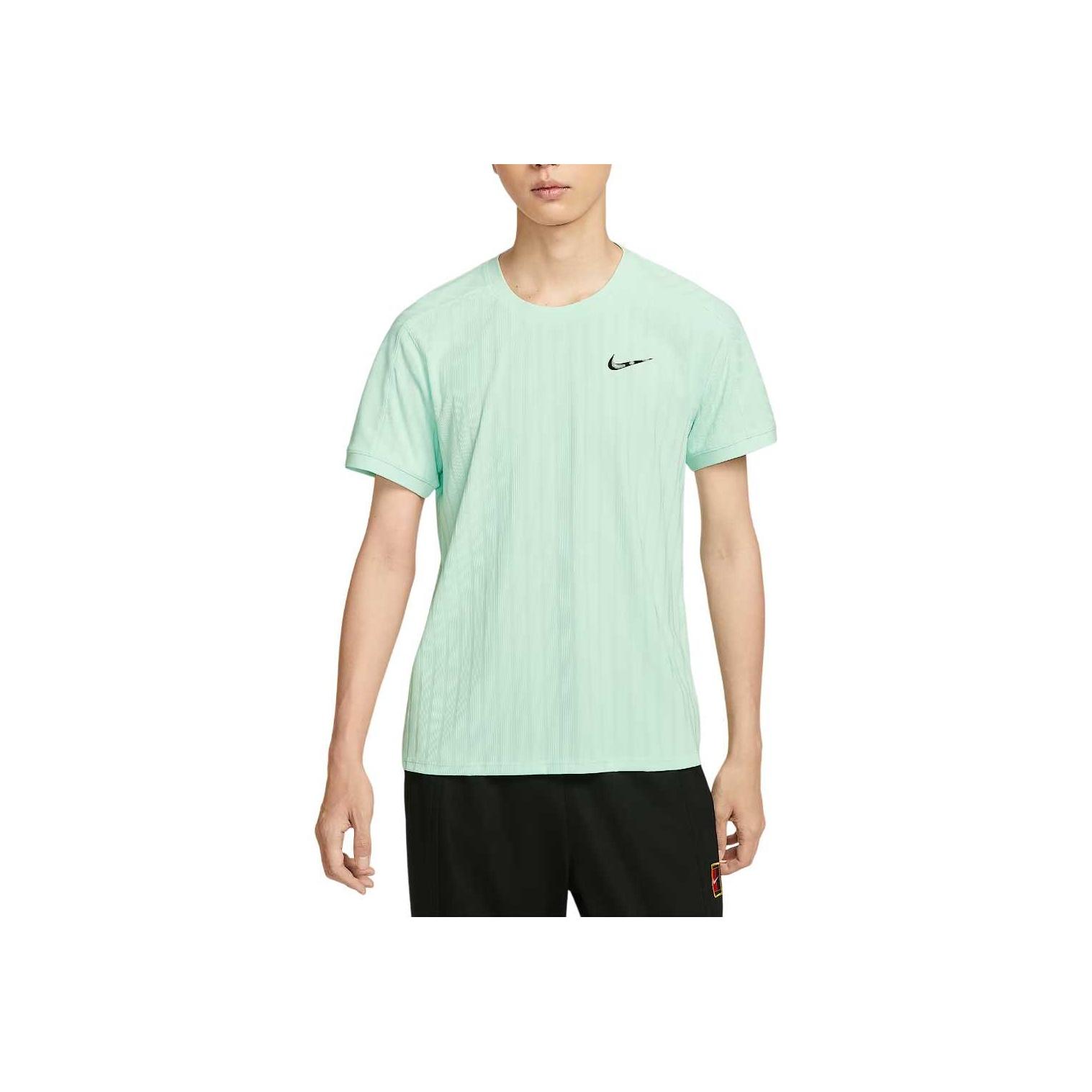 

Nike Мужская футболка для тенниса с коротким рукавом и круглым вырезом горловины в рубчик Dri-FIT ADV Court Slam HM6711-353 XXL