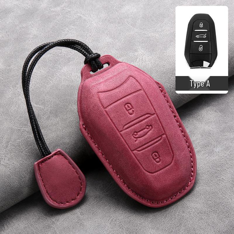 Чехол для ключа Citroen: Подходит для моделей Versailles C5X, C6, AIRCROSS, Tianyi C5