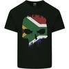 South Africa Skull African Flag Gym Biker Kids T-Shirt Childrens