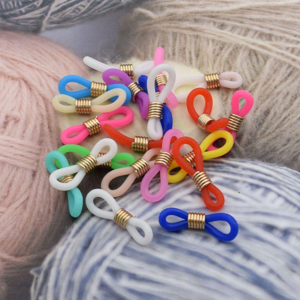 20/50Pcs Sewing Crochet Kit Knitting Needle Holder Colorful Needle Hat Needle Point Protectors
