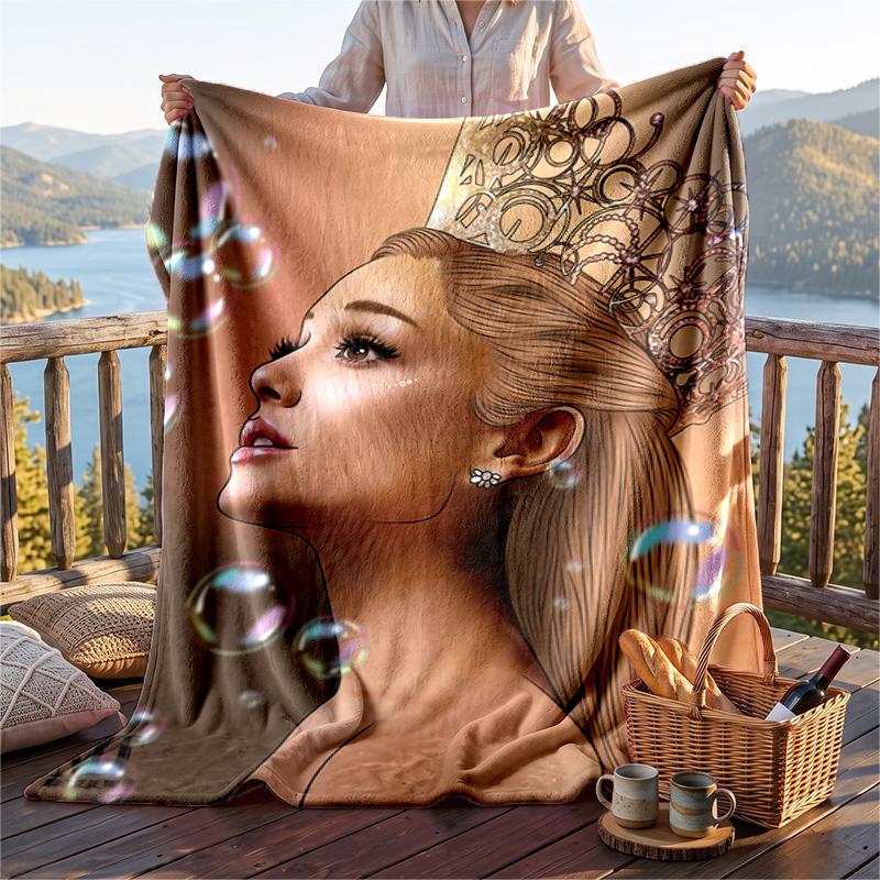 Warme Flanelldecke, Ariana Grande Leichte Gemütliche Decke für Bett Sofa Und Täglichen Gebrauch