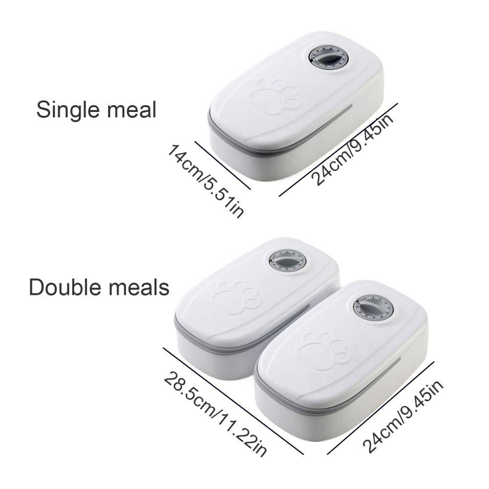 Household Smart Automatic Pet Food Container Pet Feeder Cat Food Dispenser Dog Feeding Bowl