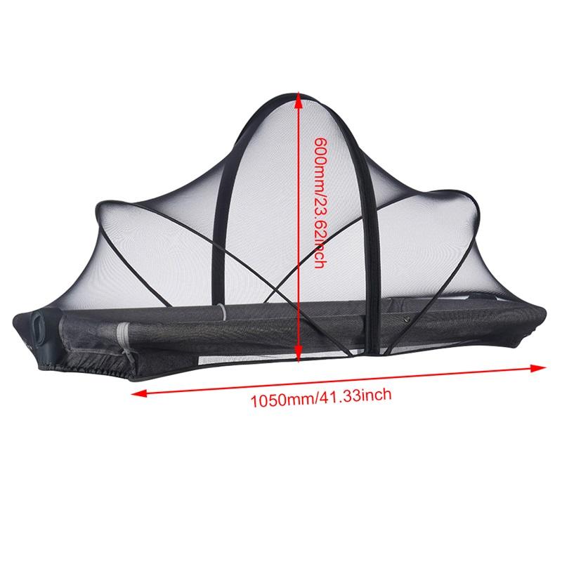 Foldable Mosquito Net Breathable Folding Crib Cover Bassinet Mosquito Net Cover for Baby Crib To Keep Cats/Bugs Out