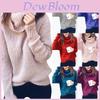 Luxurious Women Winter Warm Turtleneck Sweater Pullover With Cozy Knitted Design