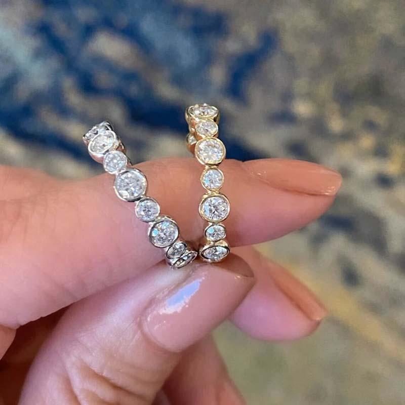 Zircon diamond ring for women, niche design high-end index finger ring, exquisite and simple daily commuter jewelry.