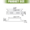 Ergonomic Portable 90mm Professional Bubble Level Gauge In Black Silver Color For Accurate Measurement In Any Environment