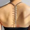 Colier Punk cu Spini și Os de Pește, Nituri și Vârfuri, Unisex, Modă Strădală Rock, Lanț Lung, Accesoriu pentru Petrecere, Zilnic, Fotografie Stradală, Cadou