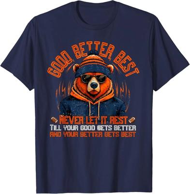 Gut Besser Am Besten Nie Ruhen Lustiger Spruch Herren Damen T-Shirt