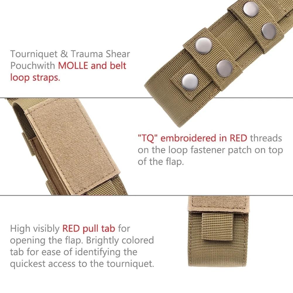 2pcs Tactical First Aid Kit, MOLLE Tourniquet, Survival Kit, Nursing Bracket, Medical Equipment, Outdoor Equipment Kit,