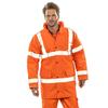 Result Safe-Guard Mens Motorway Hi-Vis Coat