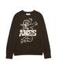 AMES-WORLDWIDE Angel Graphic Knit Brown