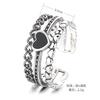 Retro Hollowed-Out Epoxy Love Zircon Multi-Layer Open Index Finger Ring Women'S Niche Design Light Luxury High-End Jewelry