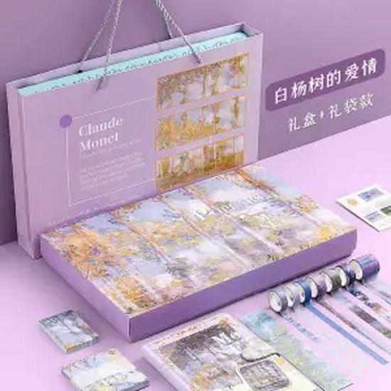 

Подарункова коробка для DIY-планера високої цінності: Набір олійних фарб та блокнот для студентів