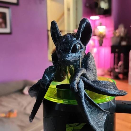 Halloween Denevér Szívószál Fedél Kupak Újrafelhasználható Szívószál Dísz Ünnepi Hangulatú Szívószálak 10/12 mm Átmérőjű Szívószál Védő Pohárhoz