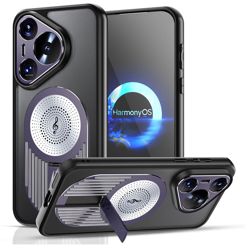 

Для Huawei Pura 70 Pro+/Pura 70 Pro Чохол Сумісний з MagSafe Відведення тепла Ароматерапія Підставка Силікон+ПК Чохол для телефону Purple