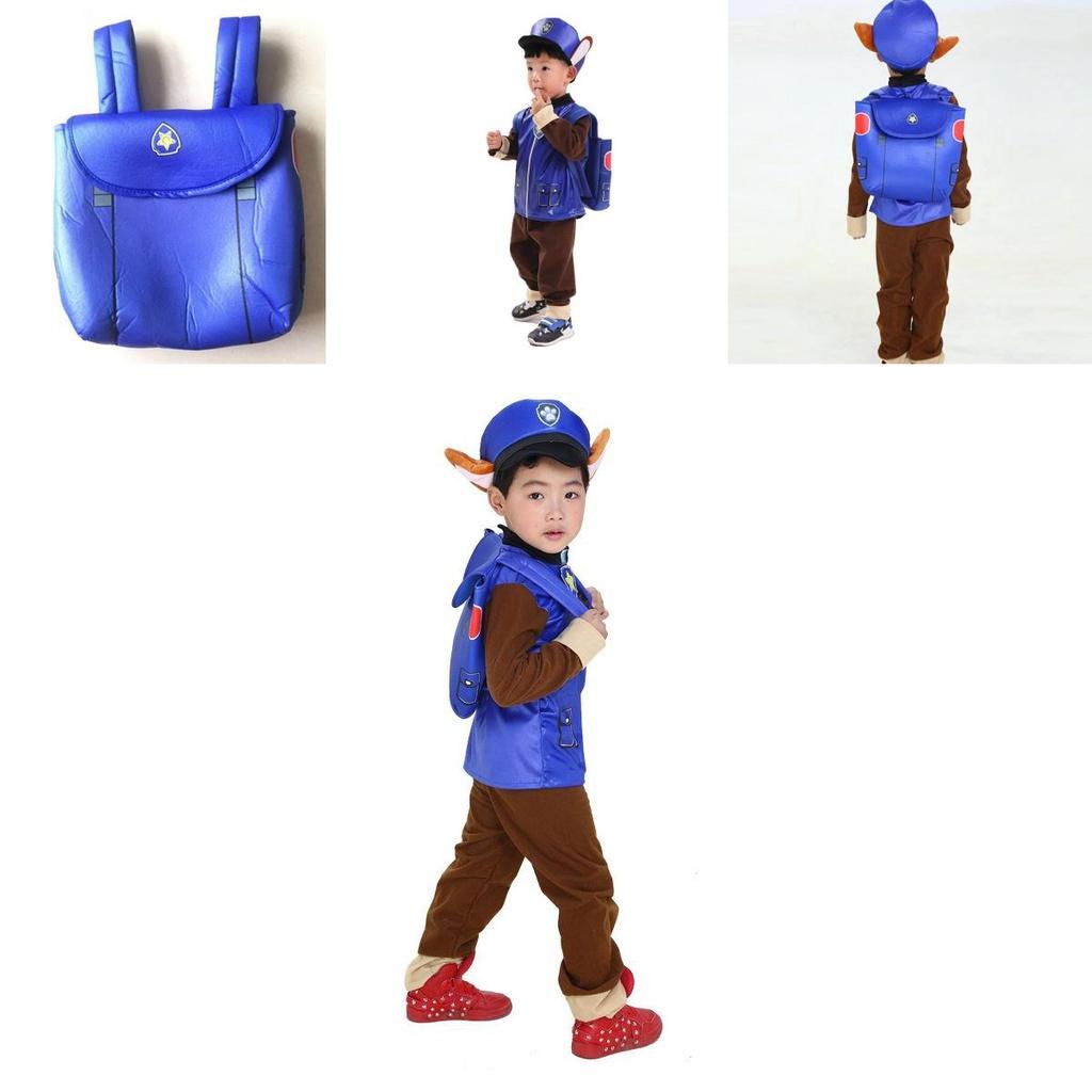 Adorable Paw Patrol Kids Cosplay Costume With Marshall Chase Skye Party Outfit