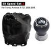 5/6 Speed Gear Shift Knob Stick Lever Shifter Handball With Gaiter Boot Dustproof Cover For Toyota Avensis III T27 (2008-2015)
