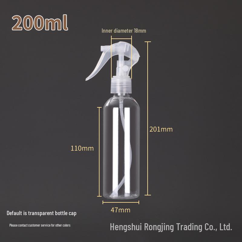 Transparent PET Fine Mist Spray Bottle 100-500ml for Cosmetics - Small Mouse Head Design