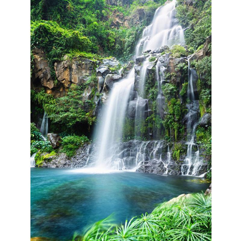 

5D DIY Алмазная картина Различные водопадные пейзажи Алмазная вышивка Набор для вышивки крестом Полный горный хрусталь Мозаика Домашний декор Round 30x40cm