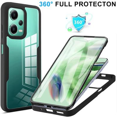 360 Voll Stoßfest Klare Hülle Für Xiaomi Redmi 13C 12C 12 10C 9 9A 9T 9C Note 12 11 10 S 9 Pro A1 A2 Poco X5 F5 X4 F3 Pro