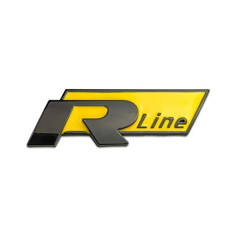 BRT1 VW 2026 Hot 3D Metal for Volkswagen Rline Golf Jetta Polo Passat B5 B6 Touareg Bora Beetle Car Grille Badge Side Trunk Emblem St ko2