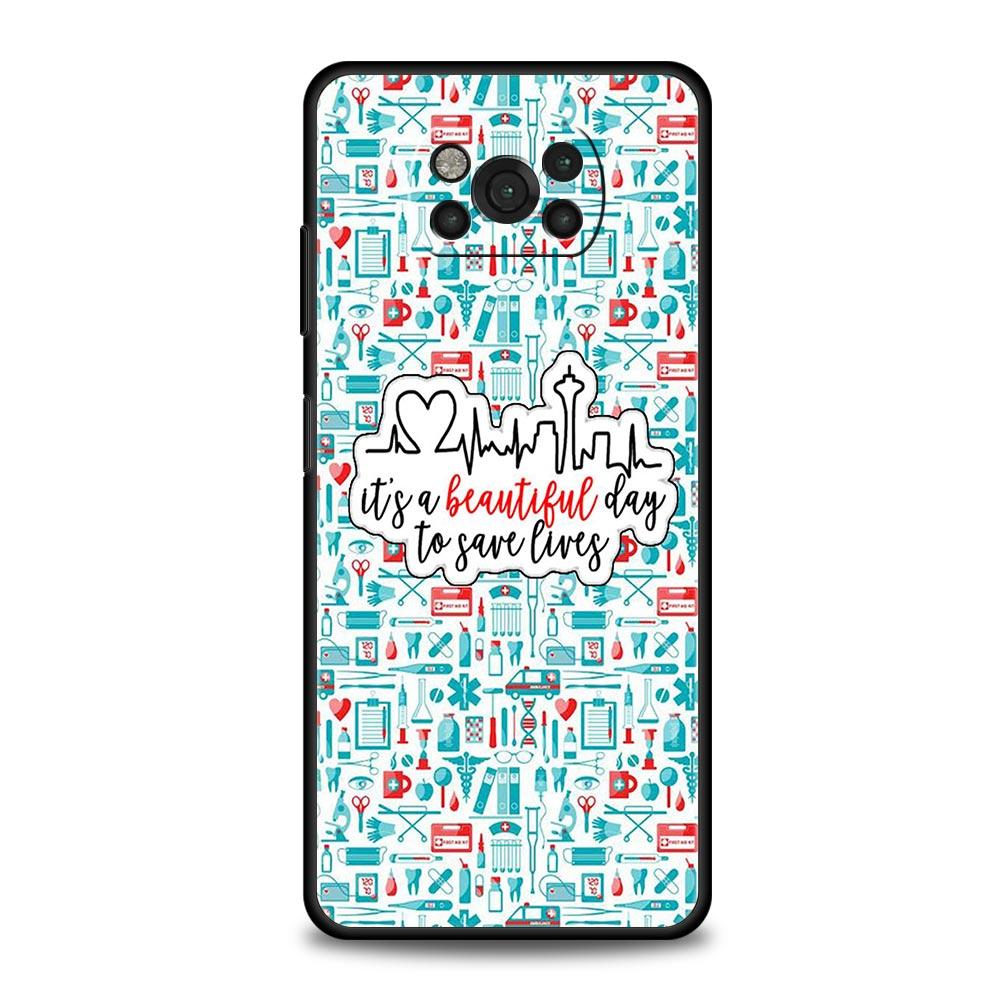 

Greys Anatomy Phone Case for Xiaomi Poco F7 F6 F5 F4 F3 X6 X5 X4 X3 NFC F7 Ultra M4 C51 C55 GT 5G Soft TPU Cover Fundas Capa Bag Poco F7 Pro