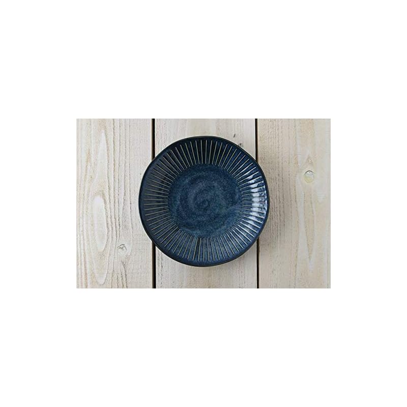 Yamani Medium Plate, Blue, 19.7cm, Sea Blue Grass Pattern, 05190527