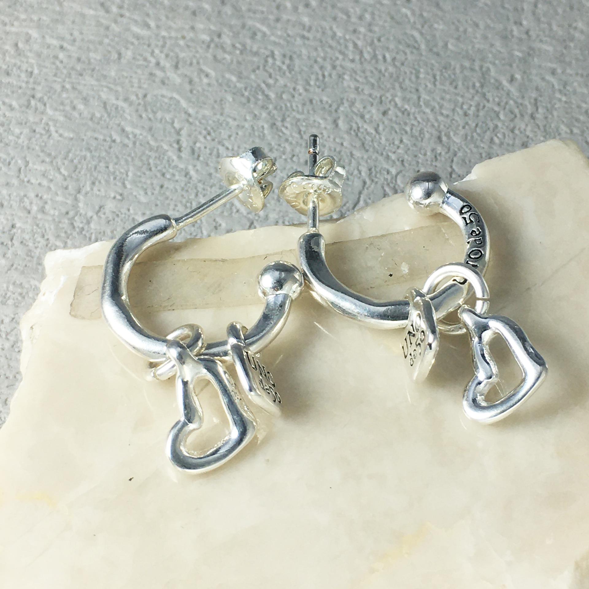 2024 UNOde50 Heart-Shaped Earrings: Exquisite Spanish Fashion Jewelry for Women UNED 0040