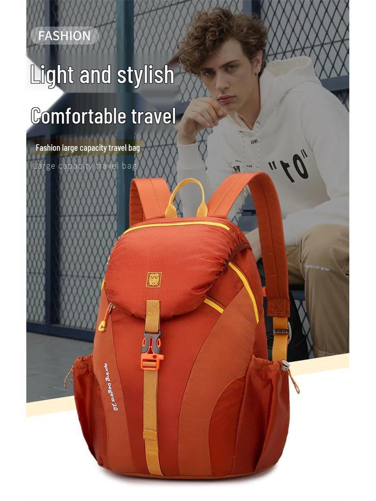 Unisex Waterproof Lightweight Backpack for Mountaineering, Cycling, and Travel